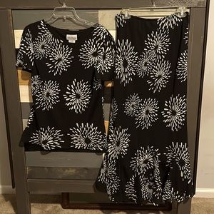 Ultra Dress New York, 2 piece top/skirt, size 12